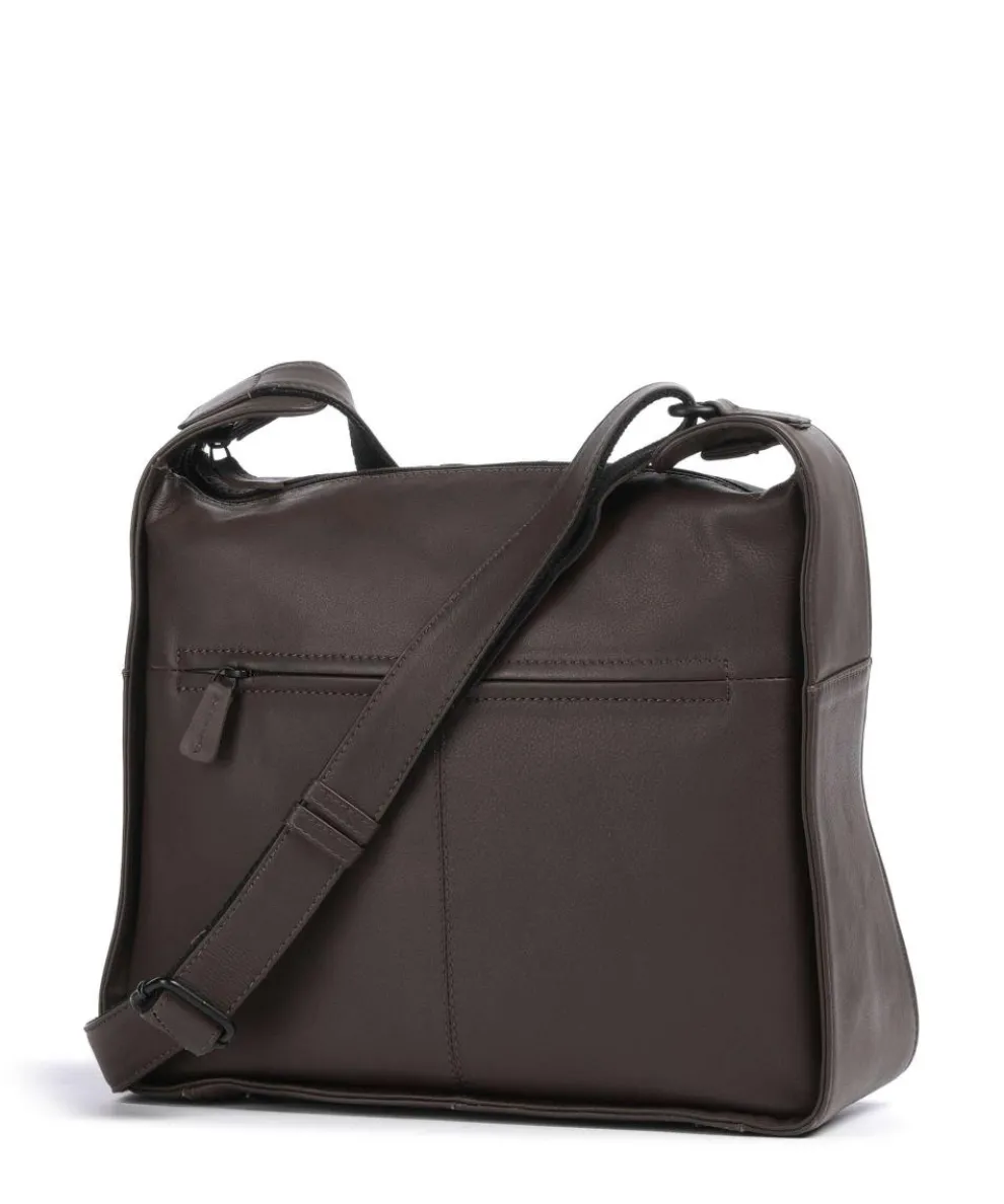 4Seasons Inger Shoulder bag fine grain leather dark brown