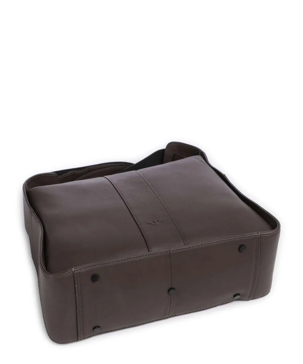 4Seasons Inger Shoulder bag fine grain leather dark brown