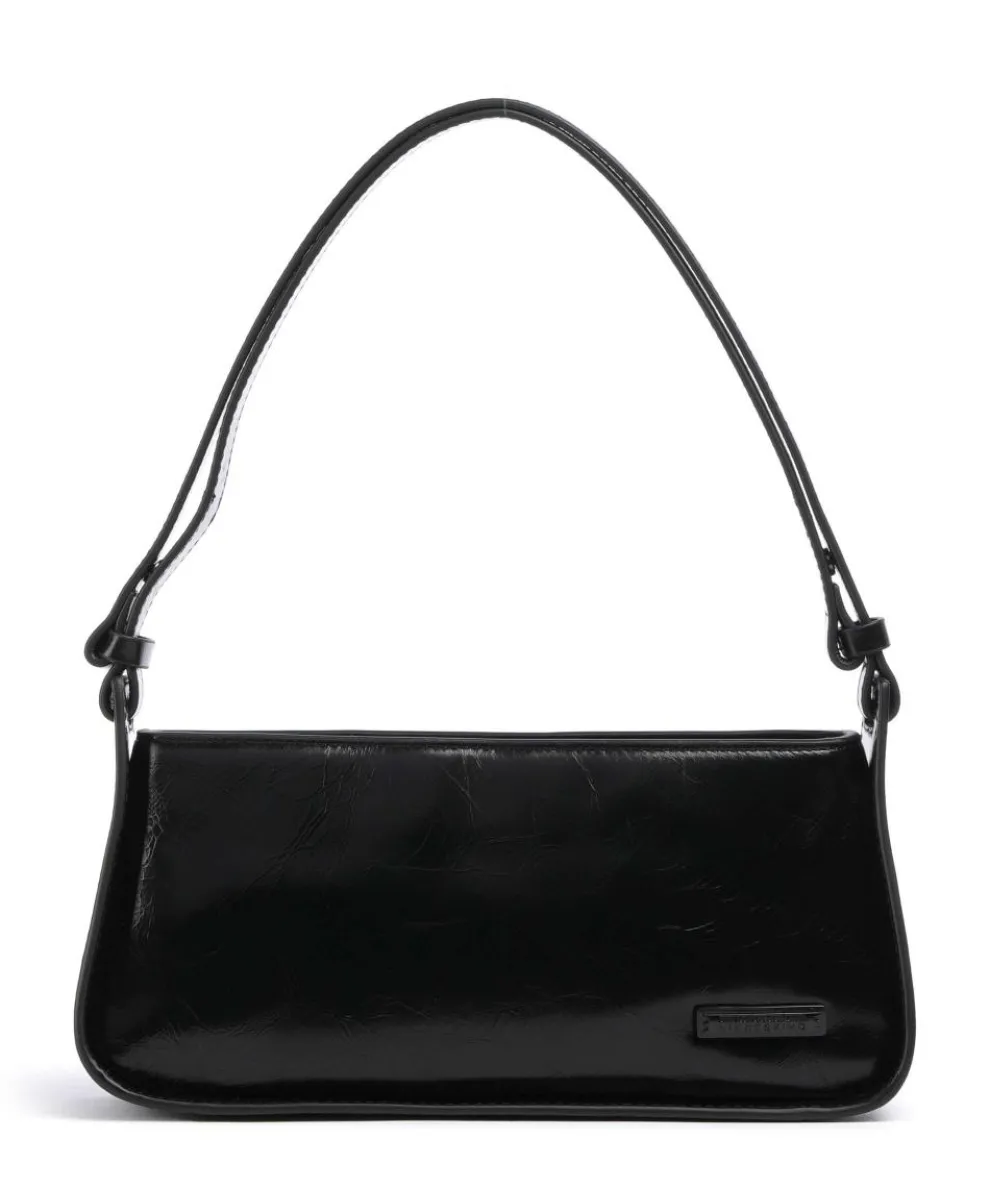 Franzis Lack Distressed S Shoulder bag leather black
