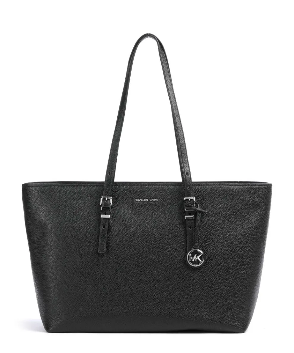 Quinn Large Tote bag fine grain cow leather black