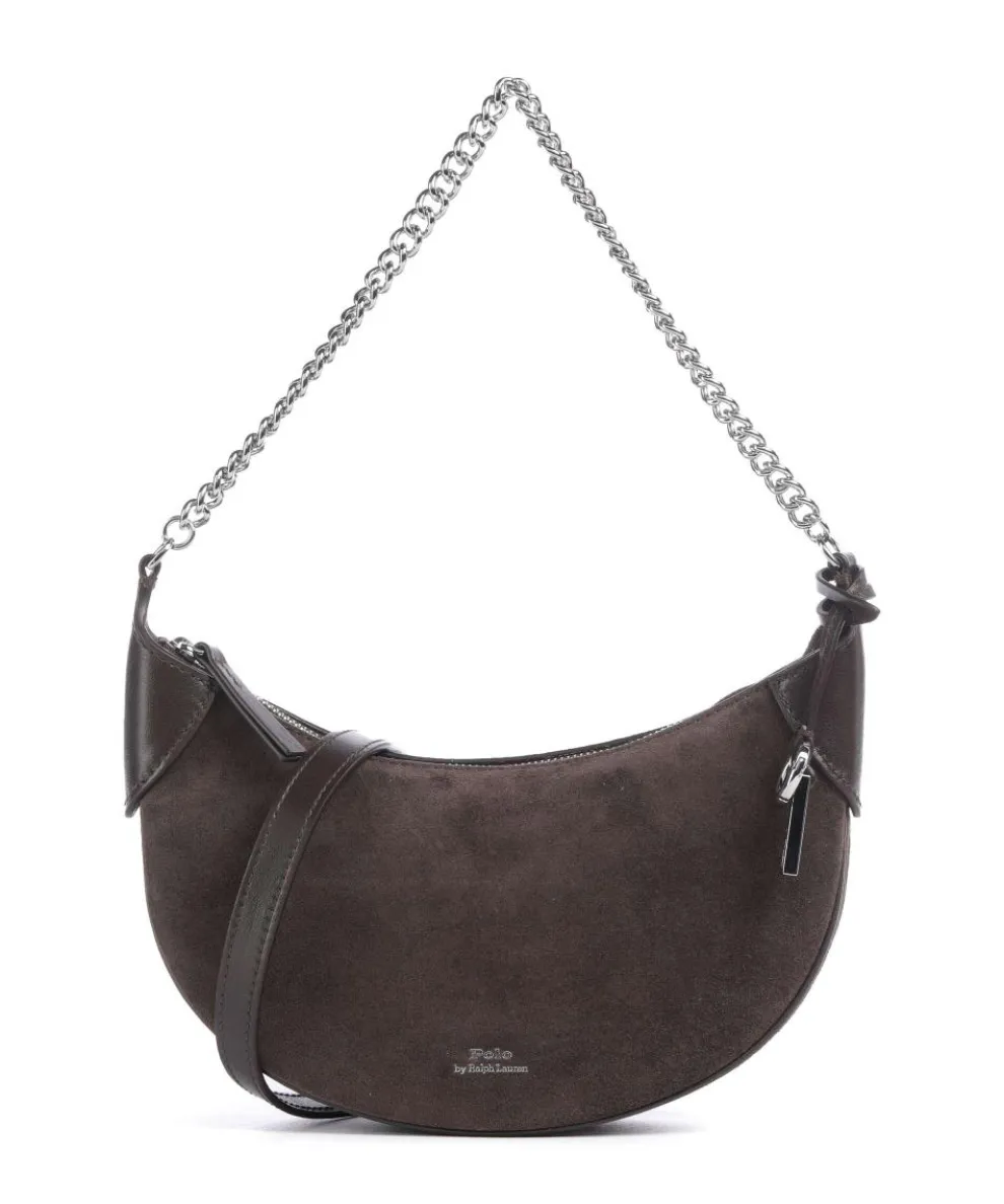 ID Collection Small Shoulder bag brushed cow leather dark brown
