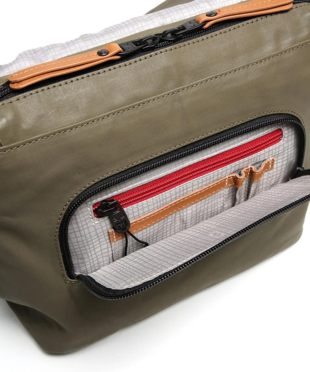 Japan Sendai Messenger bag organic cotton olive-green