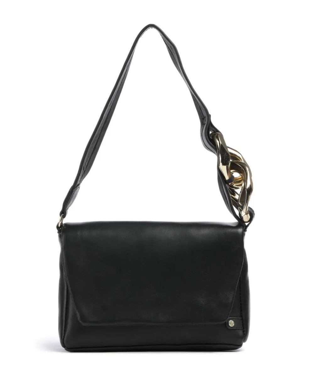 Gold Gallery Shoulder bag sheepskin leather black