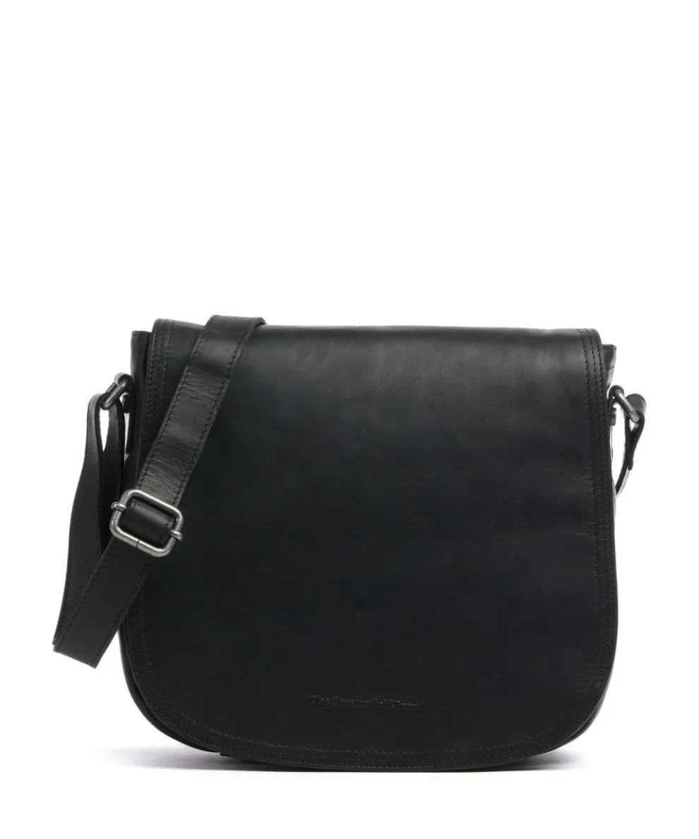 Everglades Crossbody bag pull-up cow leather black