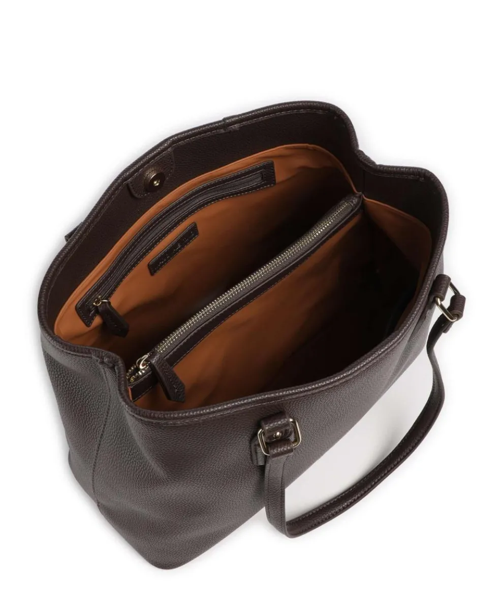 Brixton Tote bag imitation leather dark brown