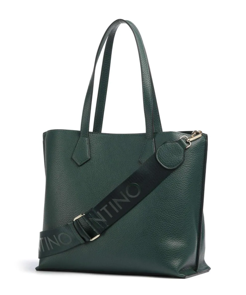 Fall Re Tote bag imitation leather dark green