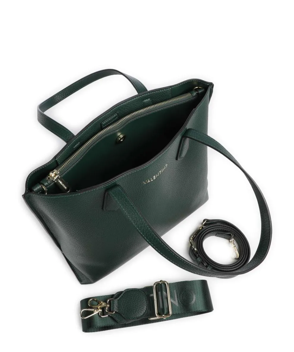 Fall Re Tote bag imitation leather dark green