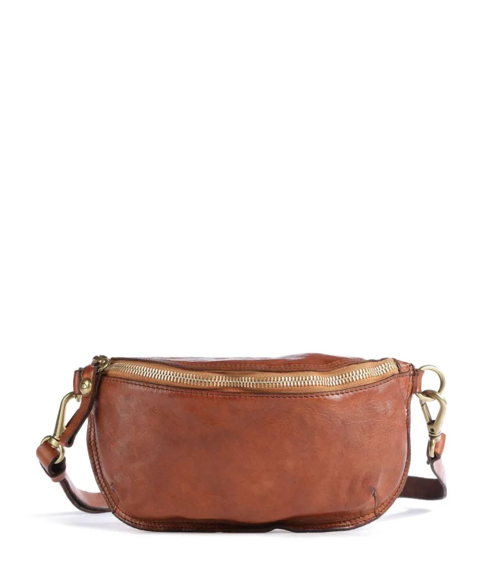 Fanny pack grained cow leather cognac