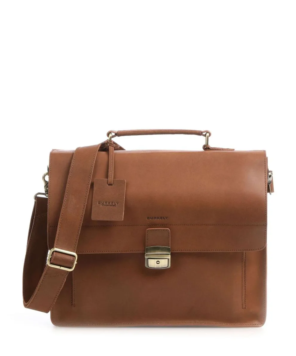 Vintage Scott Briefcase fine grain leather cognac