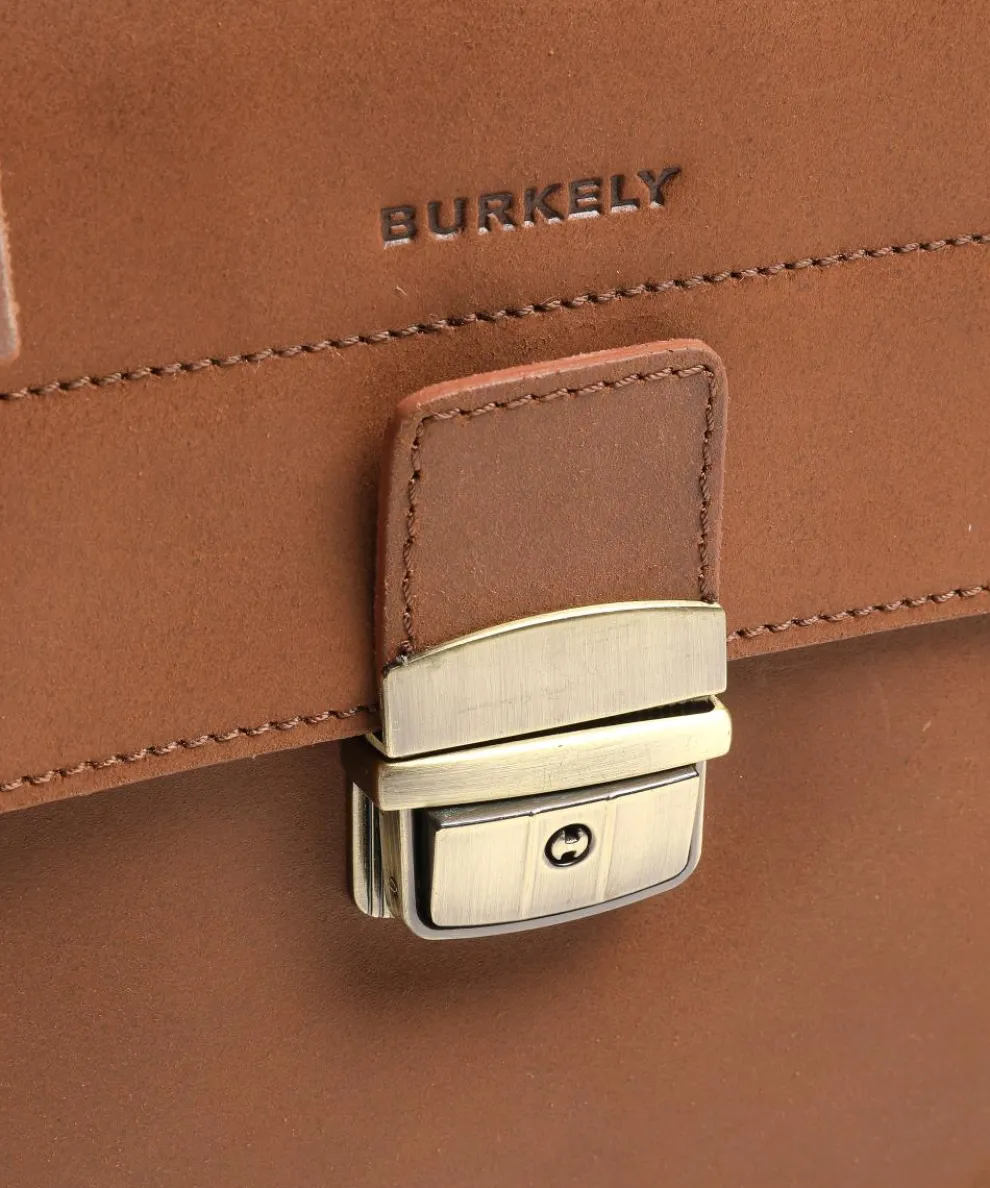 Vintage Scott Briefcase fine grain leather cognac