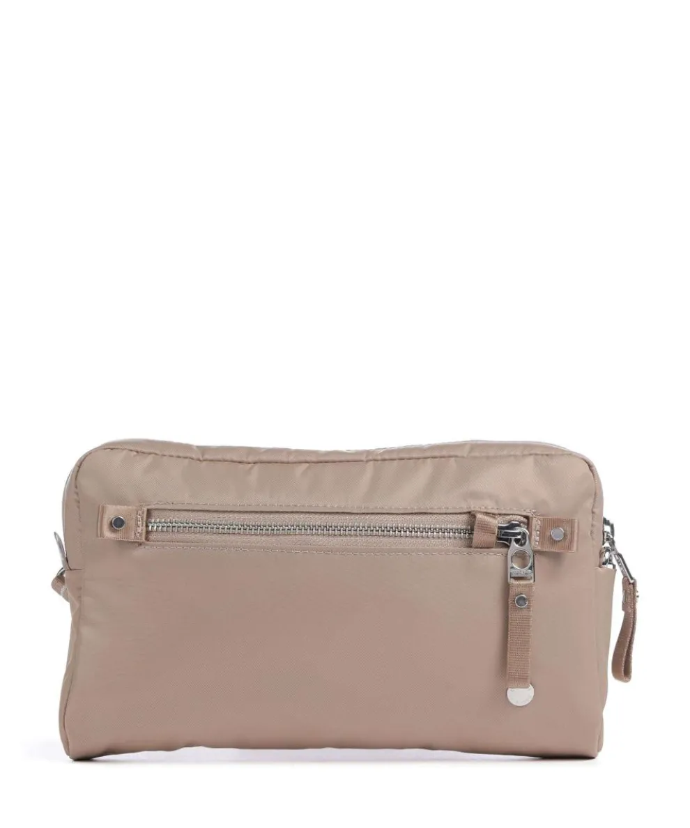 3 in 1 Crossbody bag recycled polyester beige