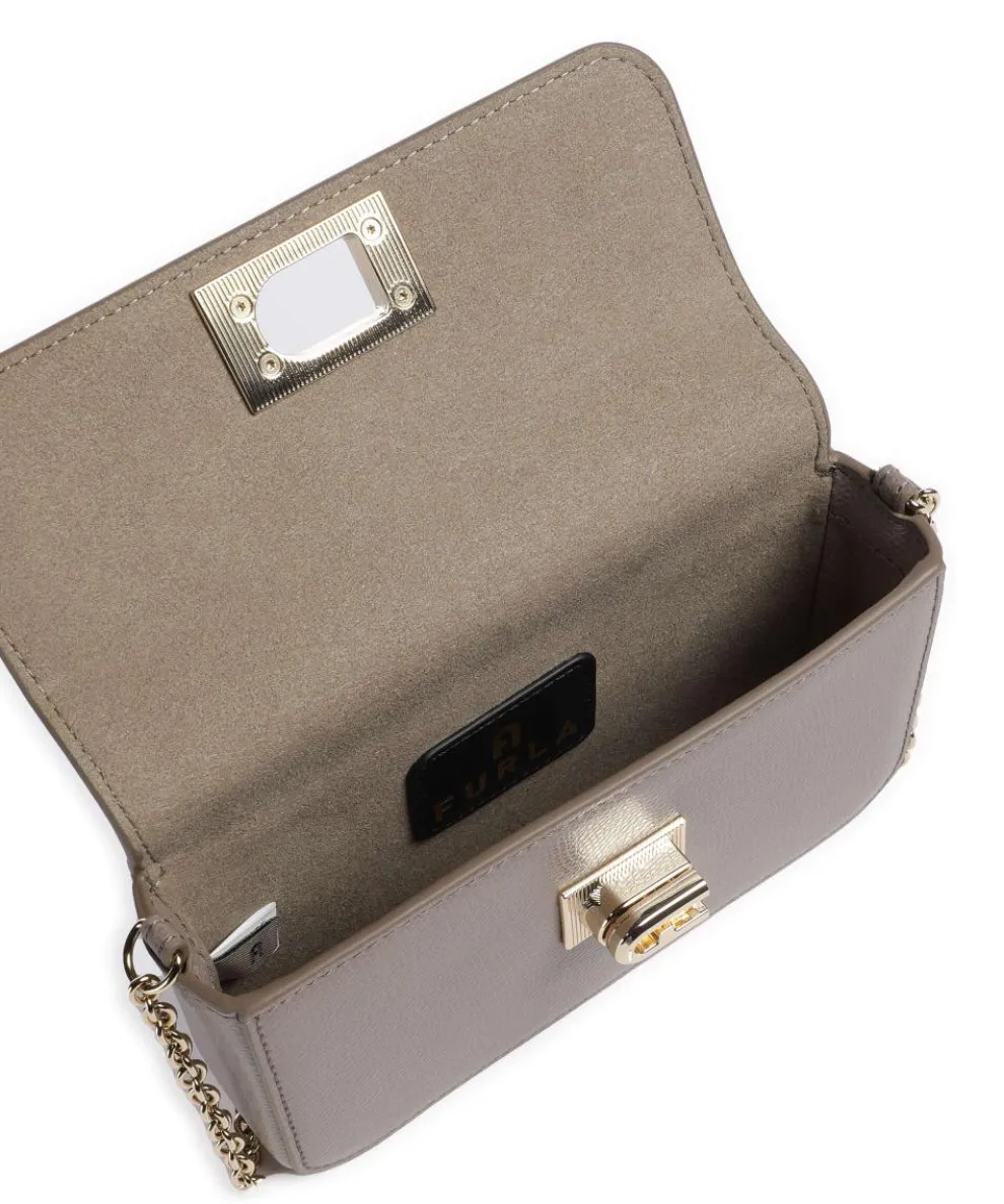 1927 Mini Crossbody bag grained leather taupe