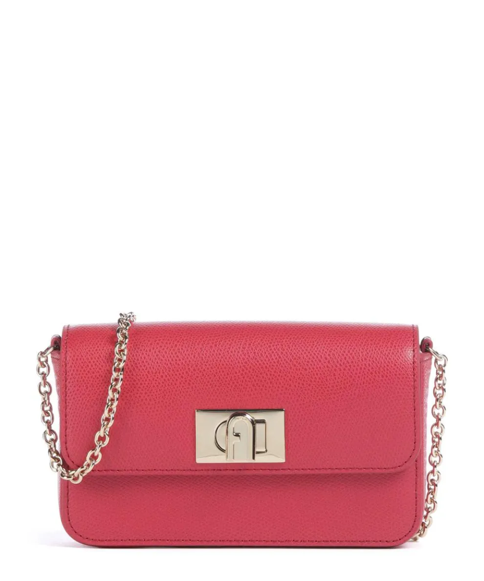 1927 Mini Crossbody bag grained leather dark red