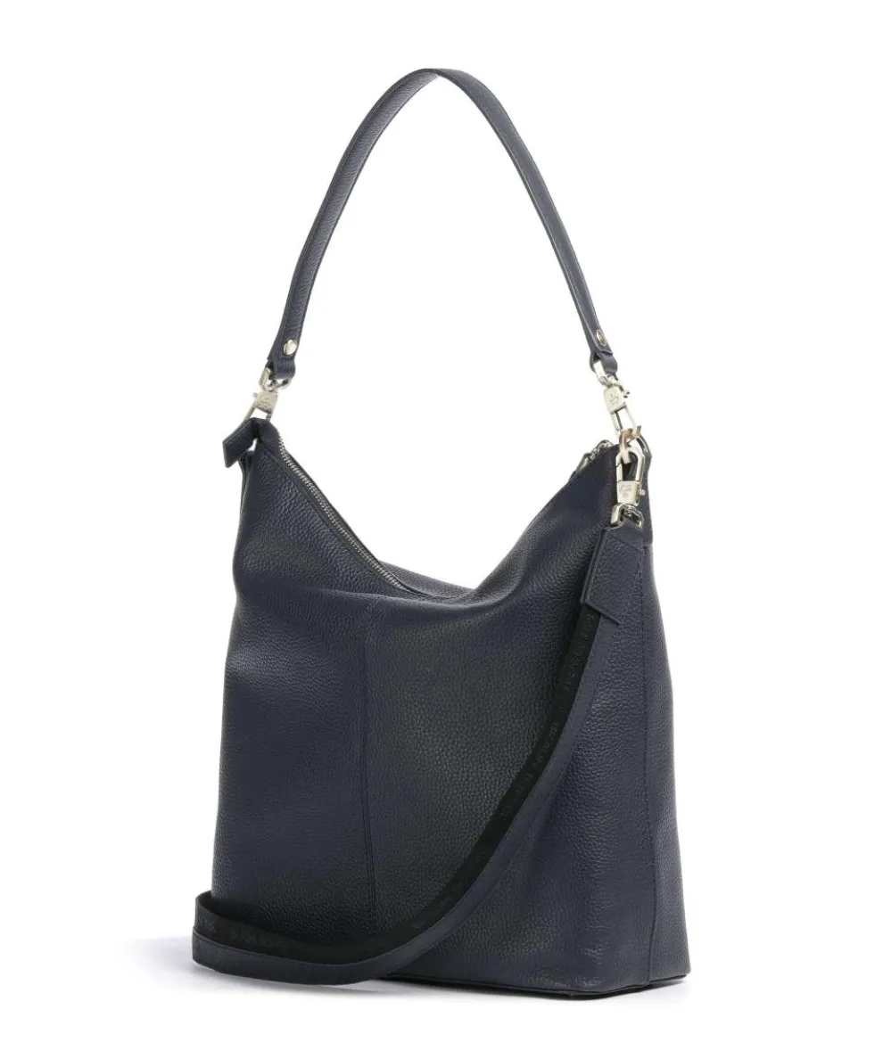 Hanna Hobo bag grained cow leather navy