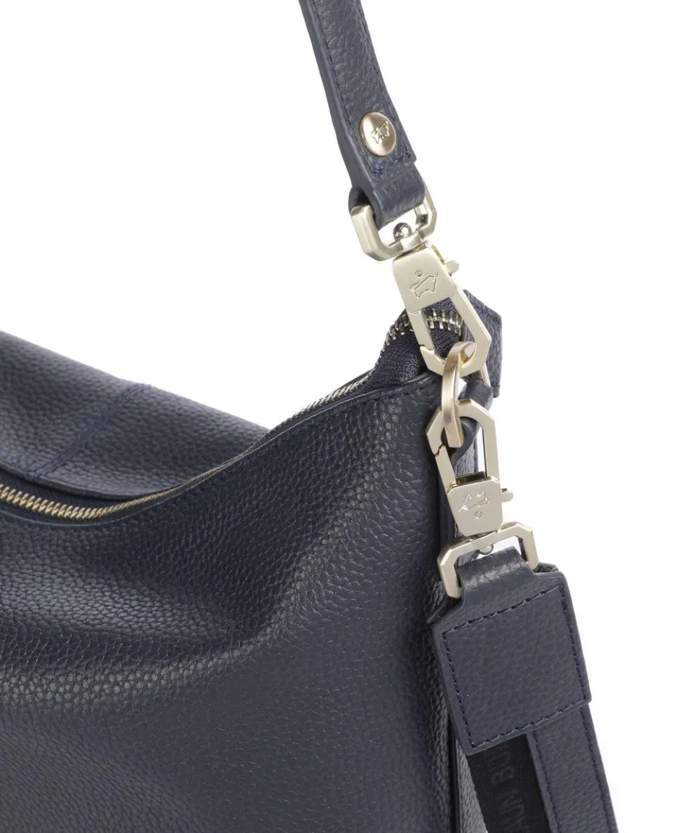 Hanna Hobo bag grained cow leather navy