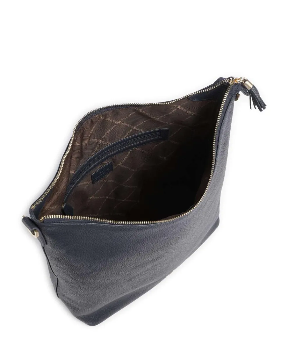 Hanna Hobo bag grained cow leather navy