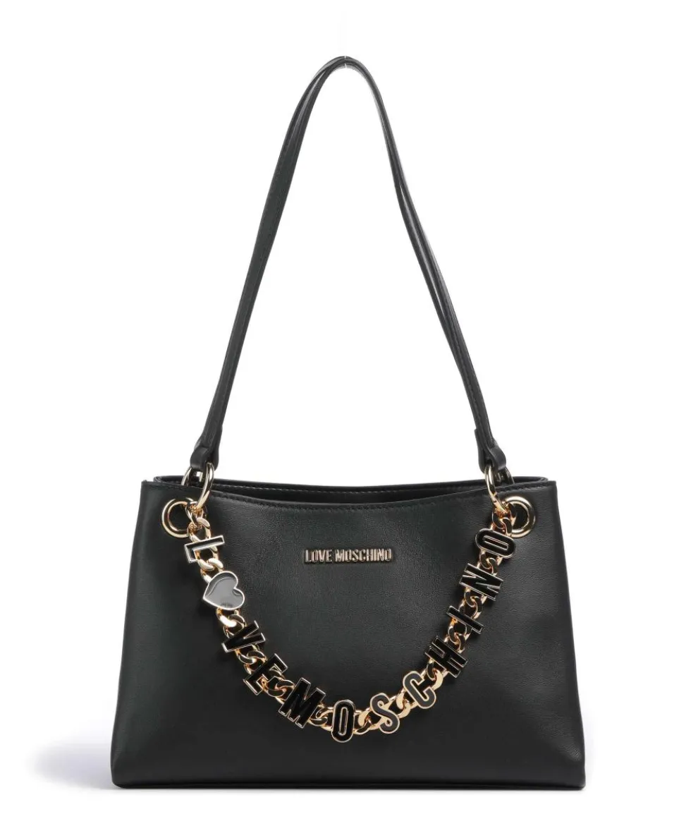 Dangling Shoulder bag imitation leather black