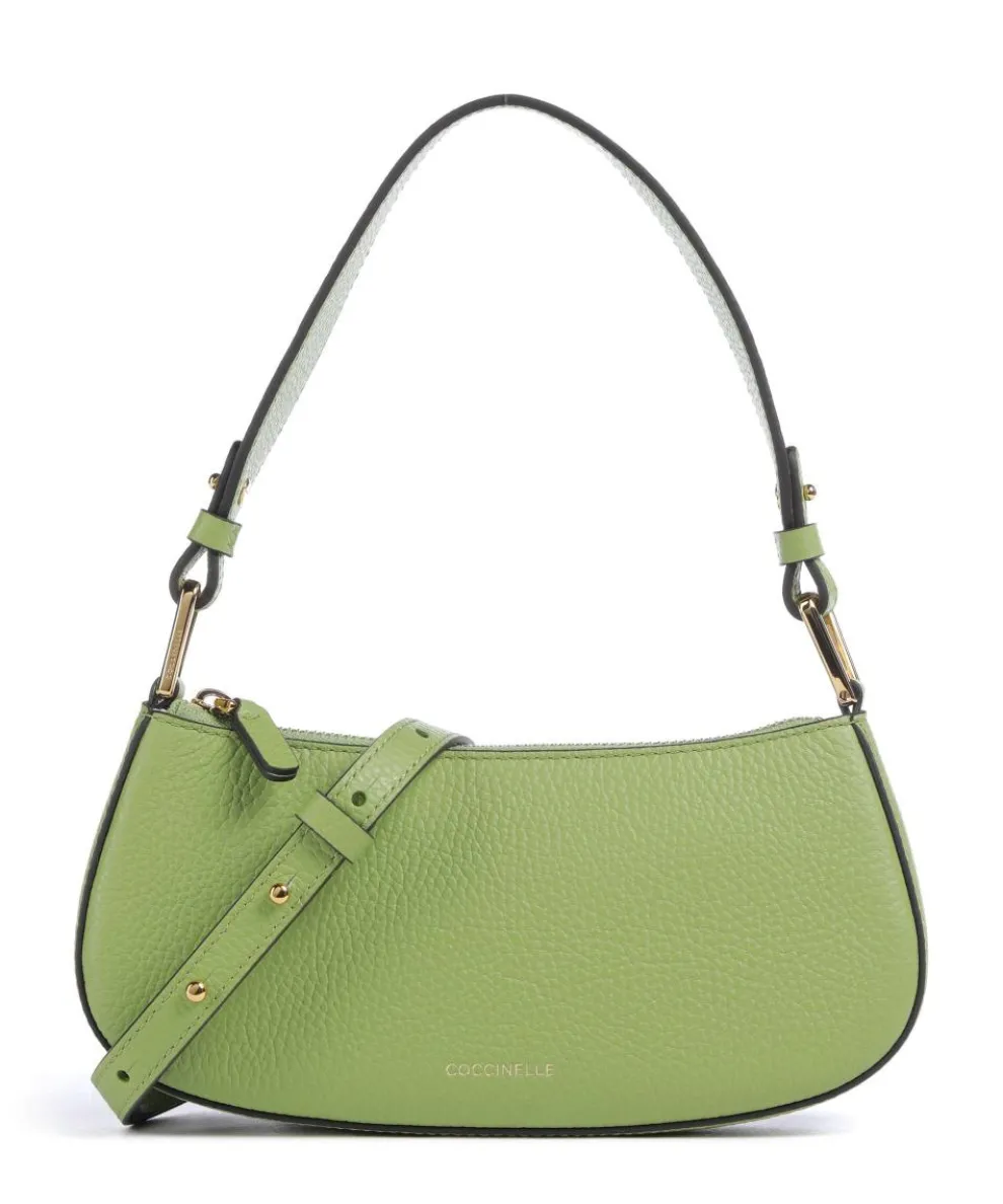 Merveille Shoulder bag grained leather green