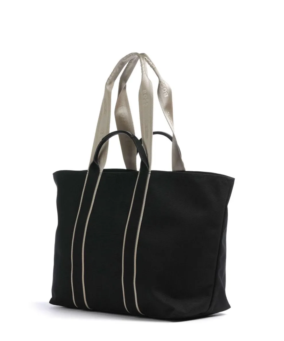Tote bag recycled polyester black