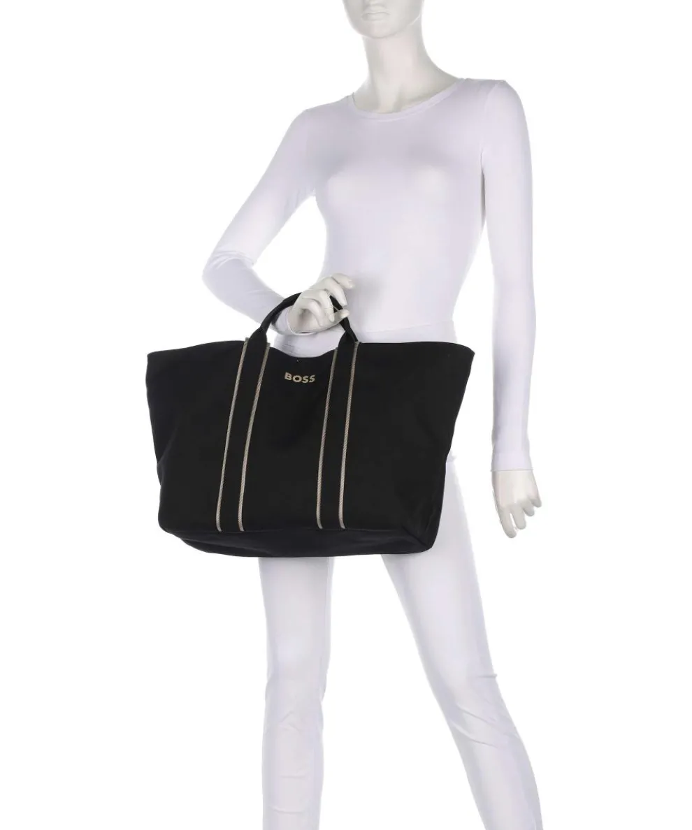 Tote bag recycled polyester black