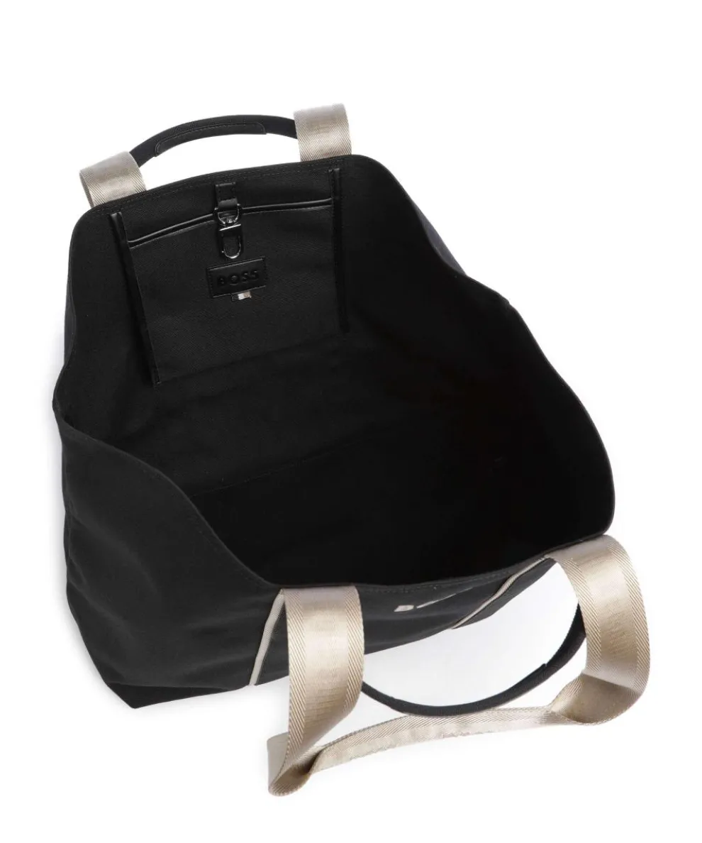 Tote bag recycled polyester black