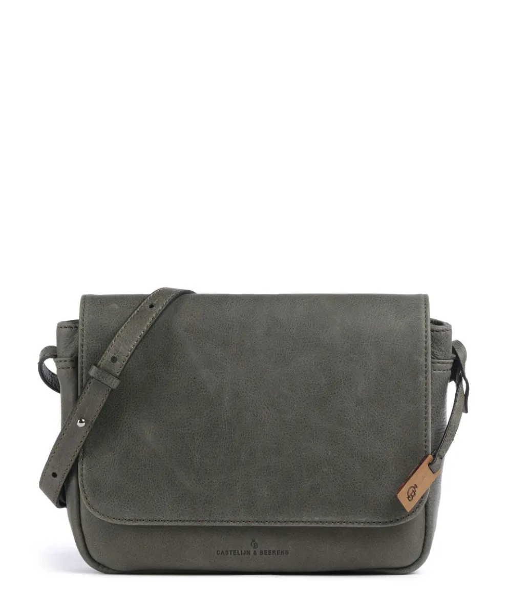 Carisma Crossbody bag grained cow leather khaki