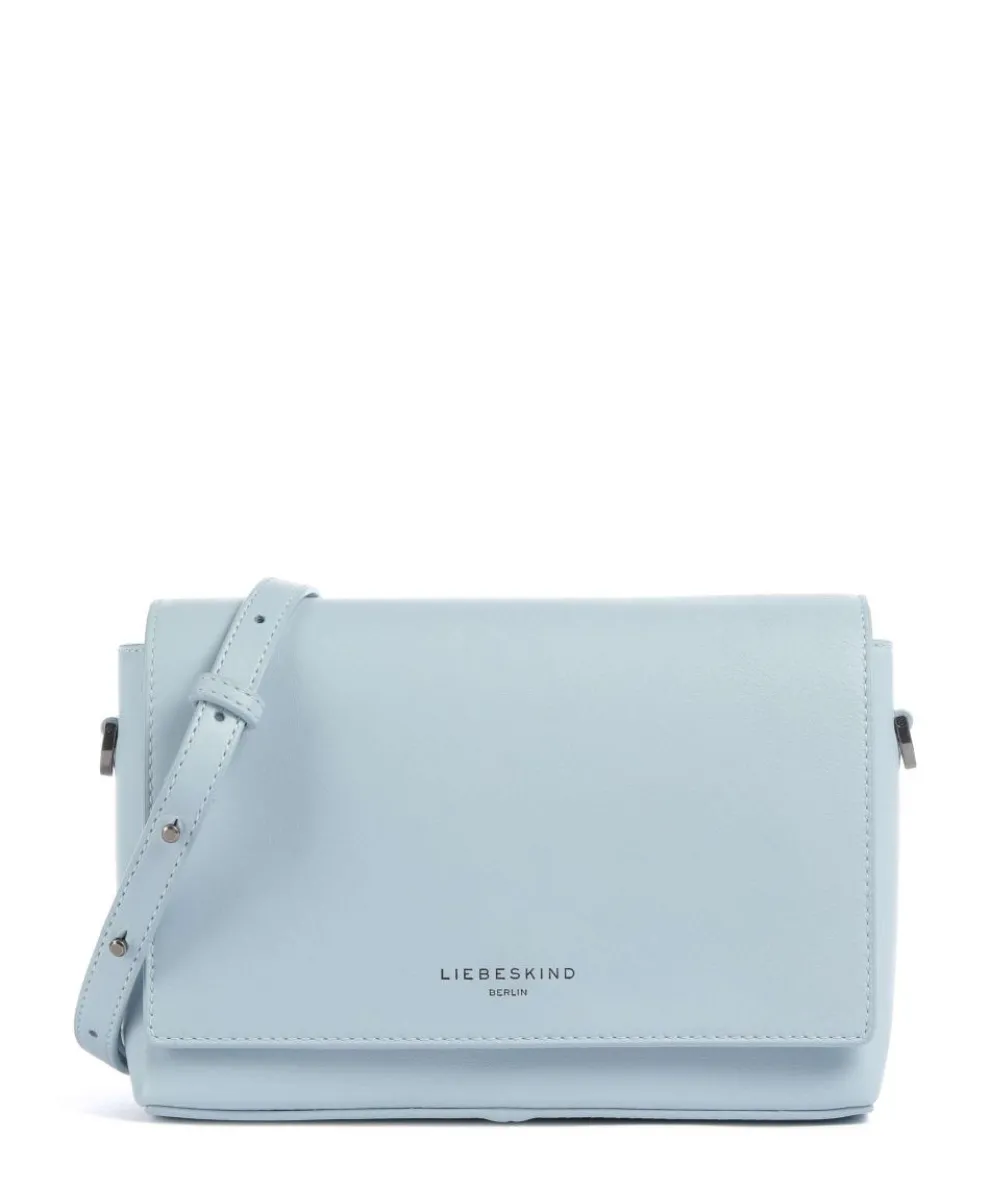Hilla M Crossbody bag fine grain leather light blue