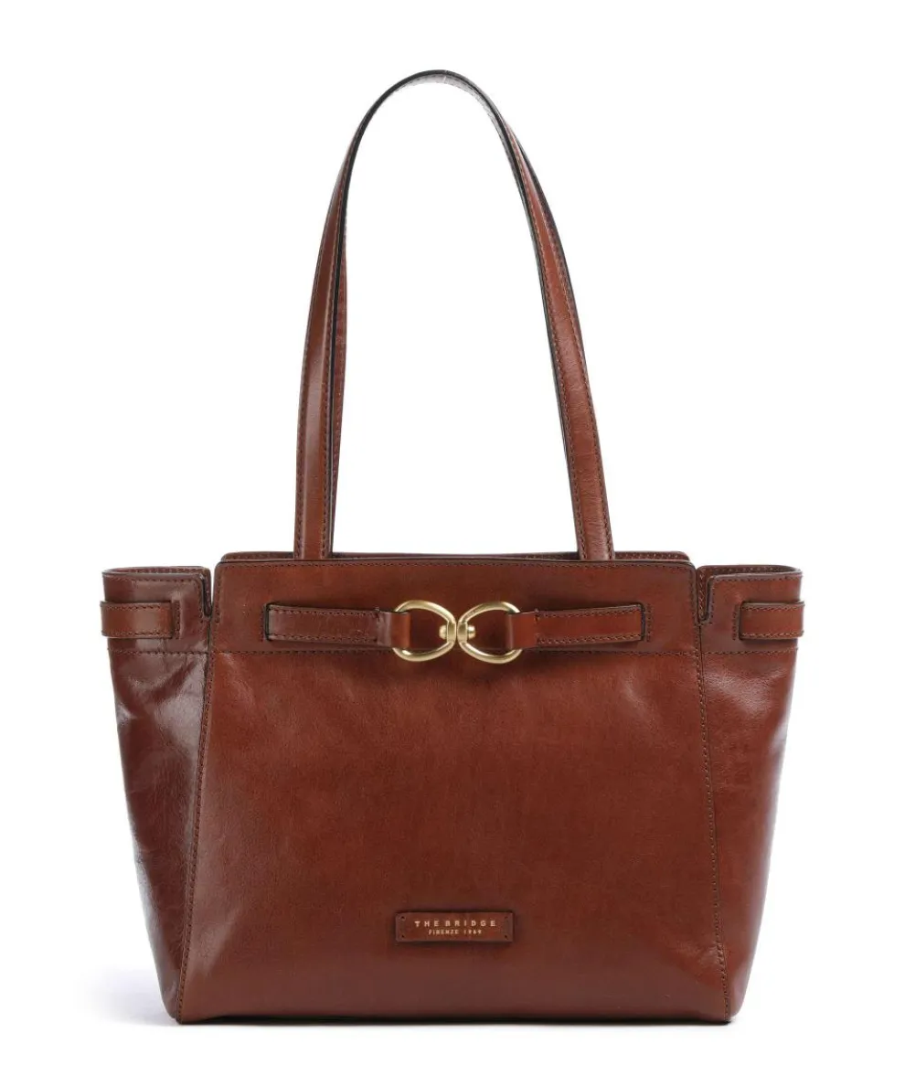 Isotta Shoulder bag fine grain cow leather brown