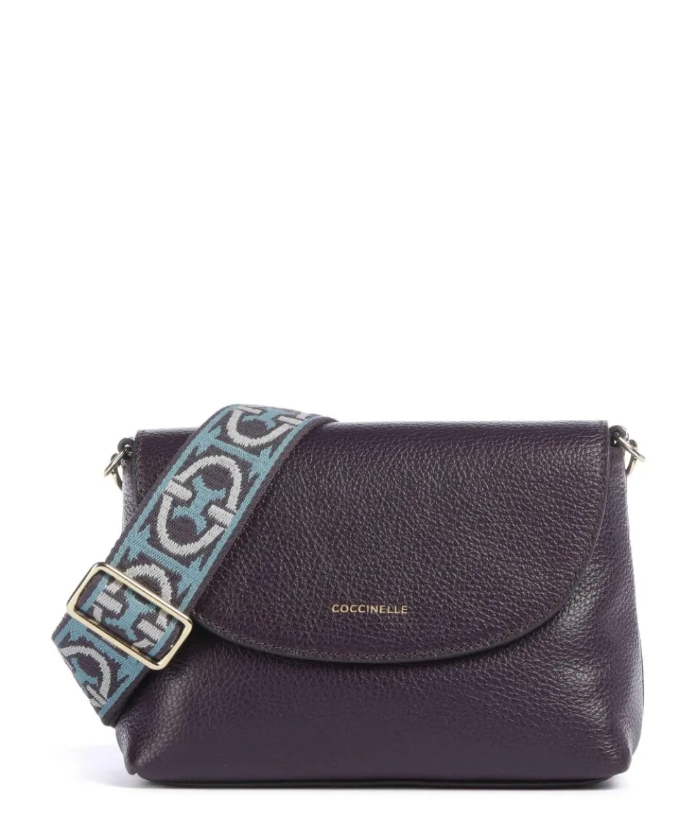 Paulina Crossbody bag leather plum