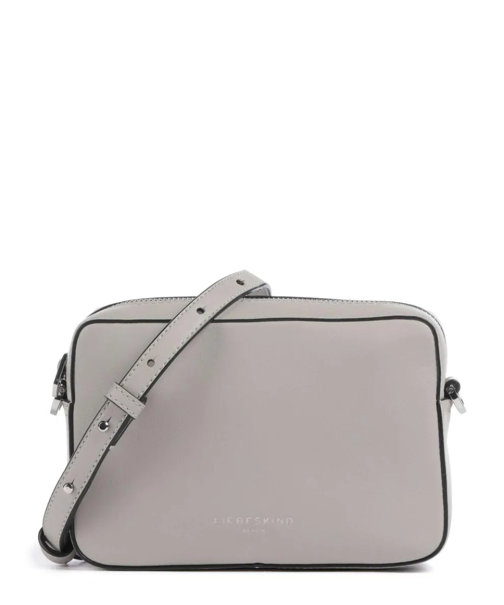 Hilla S Crossbody bag sheepskin leather grey