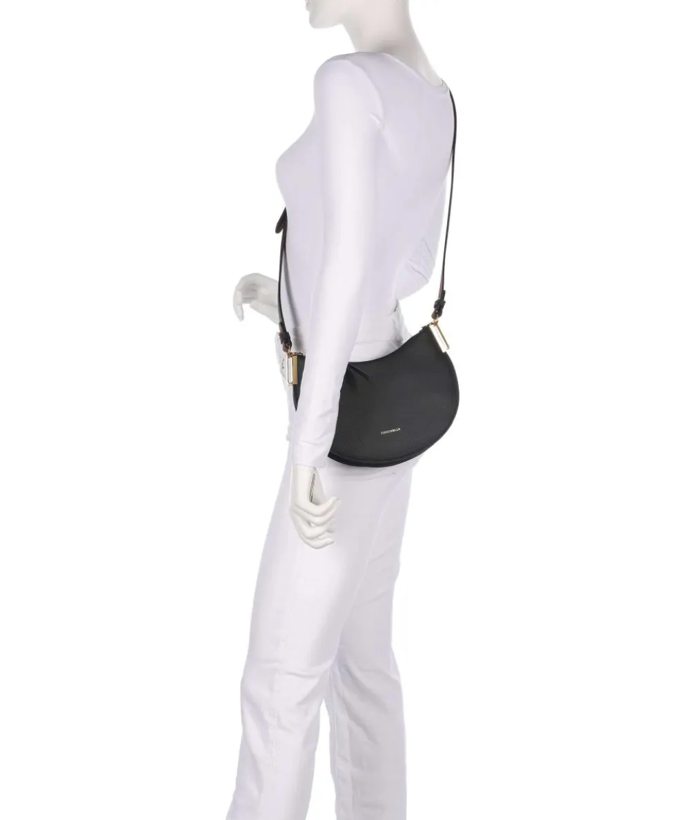 Sunup Shoulder bag grained cow leather black