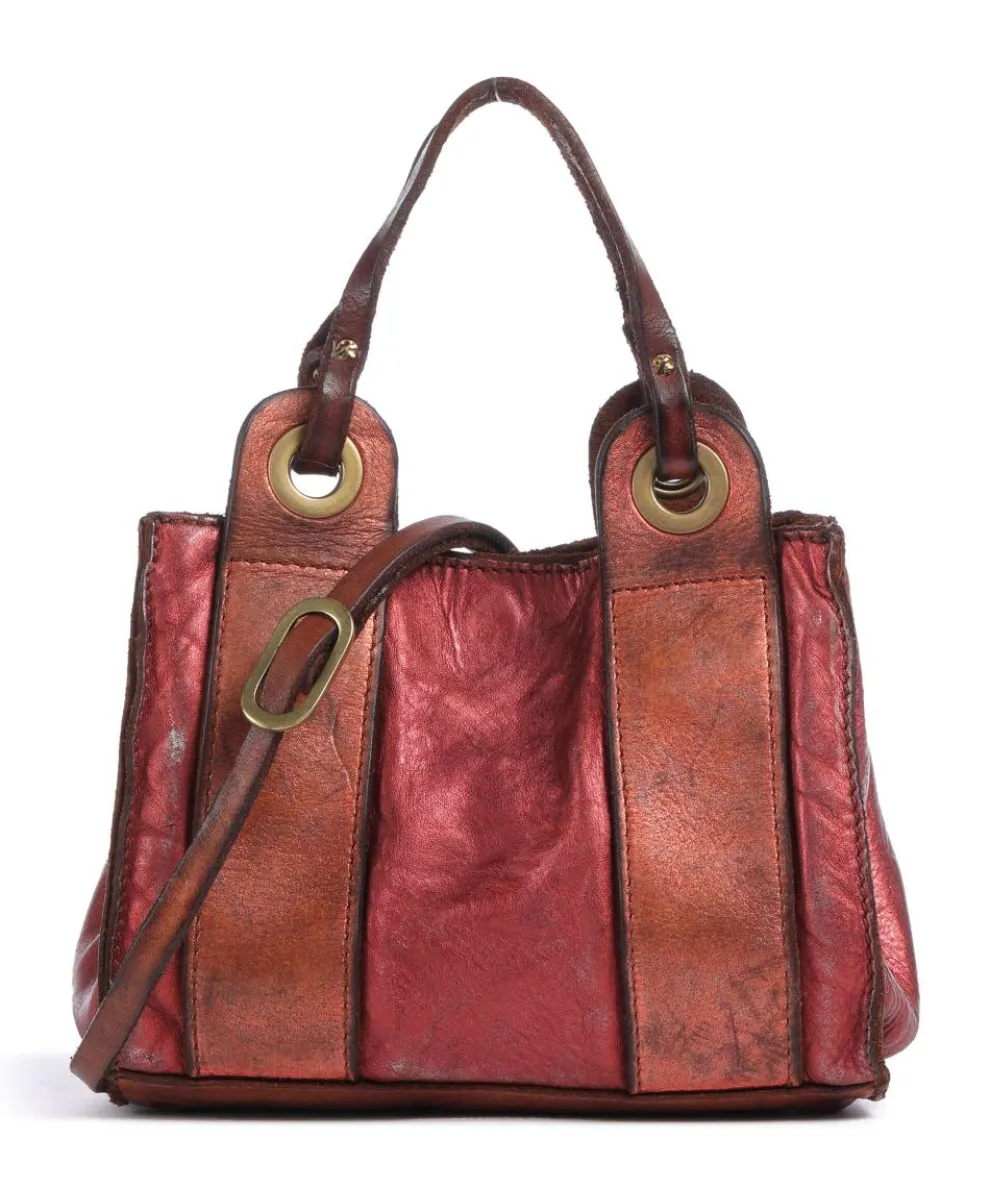 Crossbody bag cow leather red