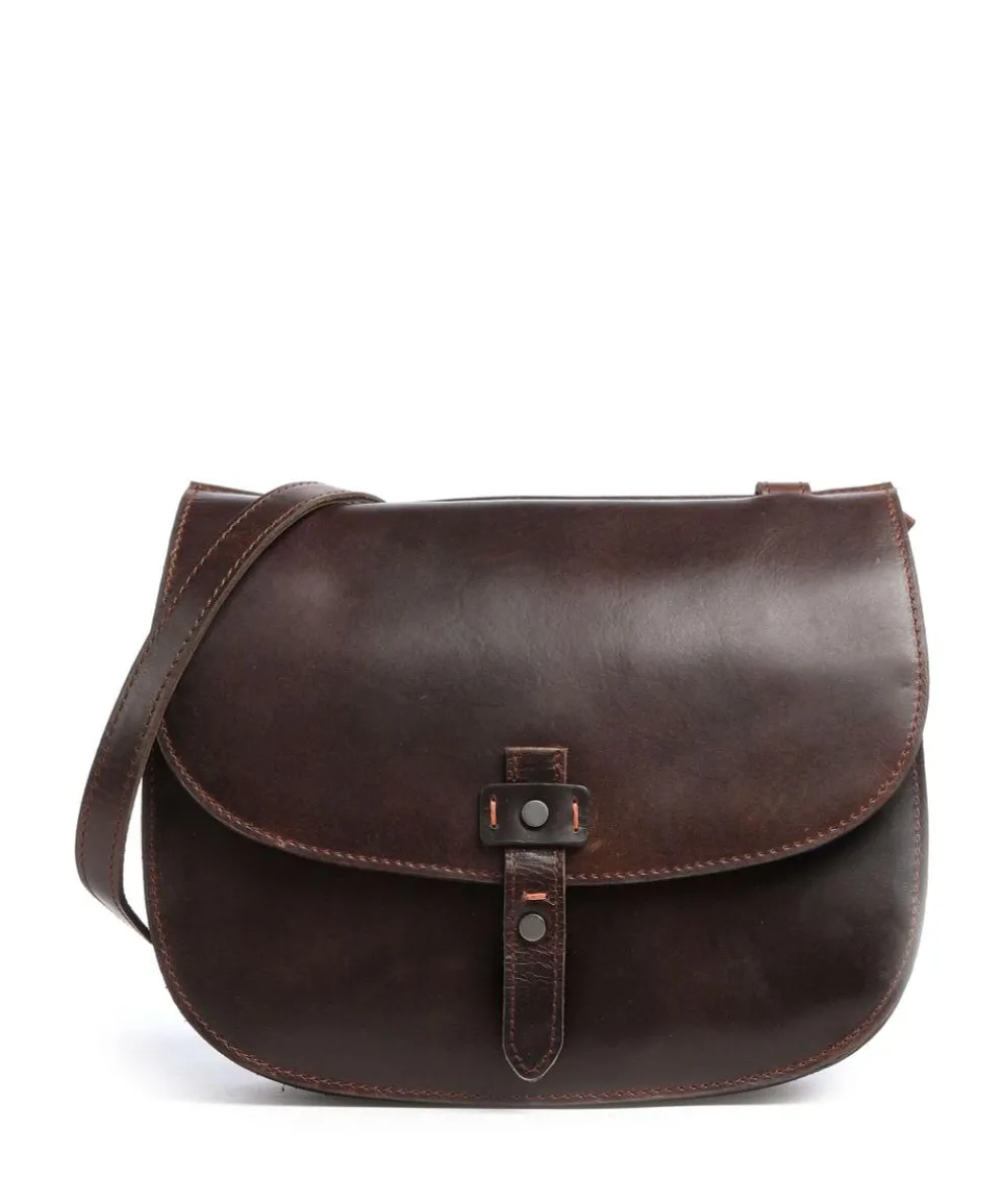 Aberdeen Crossbody bag cow leather dark brown