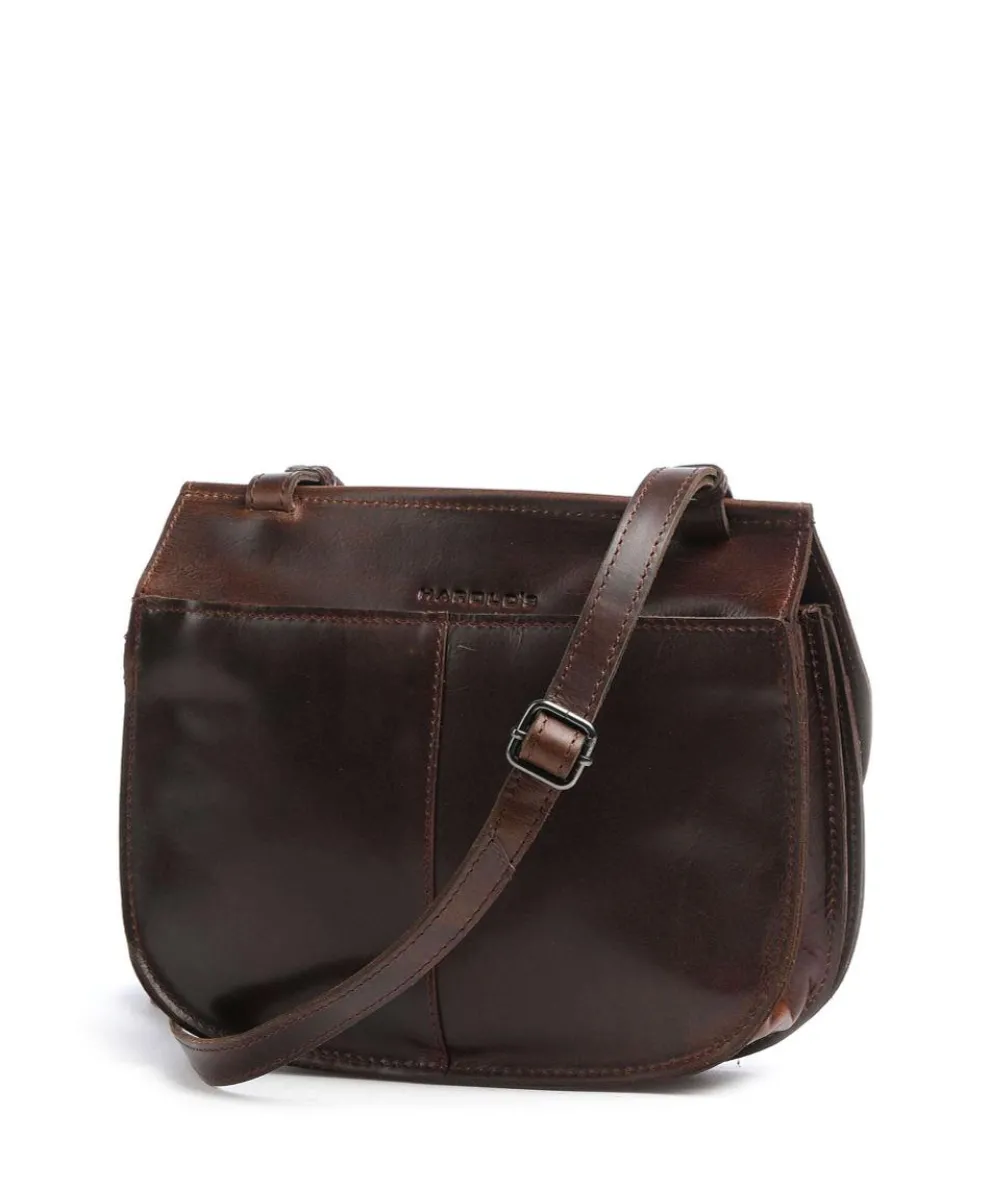 Aberdeen Crossbody bag cow leather dark brown