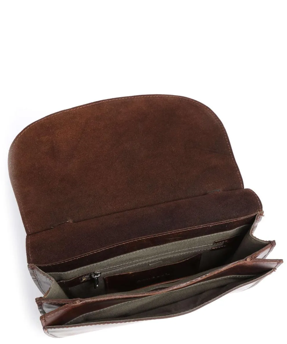 Aberdeen Crossbody bag cow leather dark brown