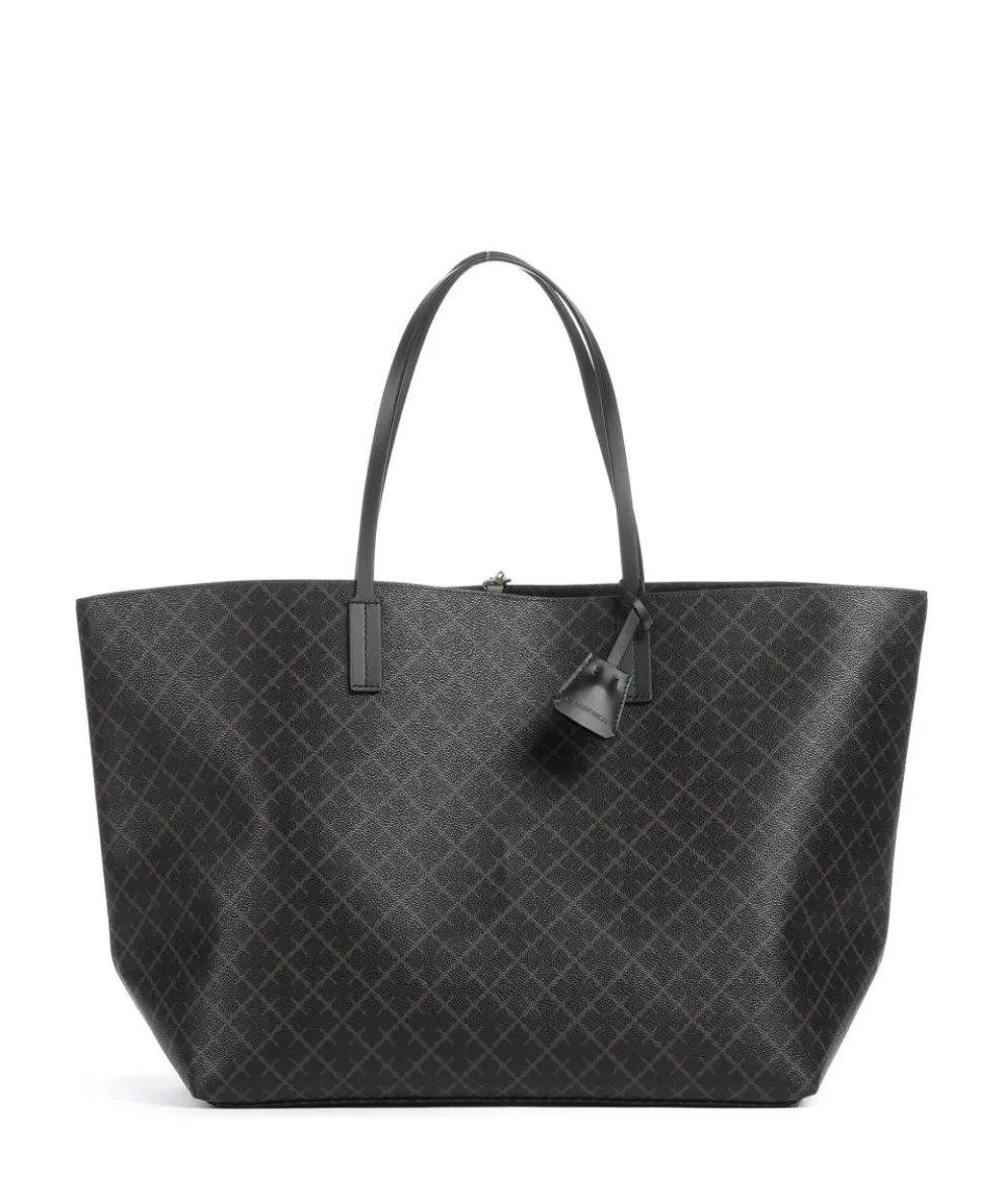 Abi Tote bag imitation leather dark brown