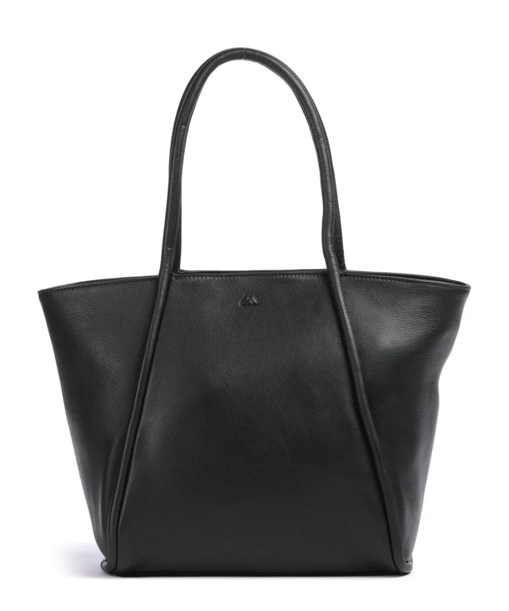 Carole Tote bag grained cow leather black