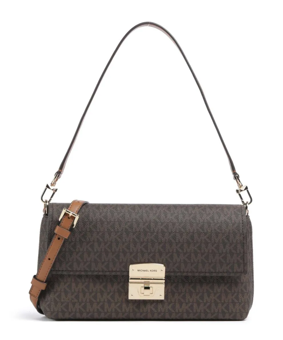 Addie Shoulder bag canvas dark brown