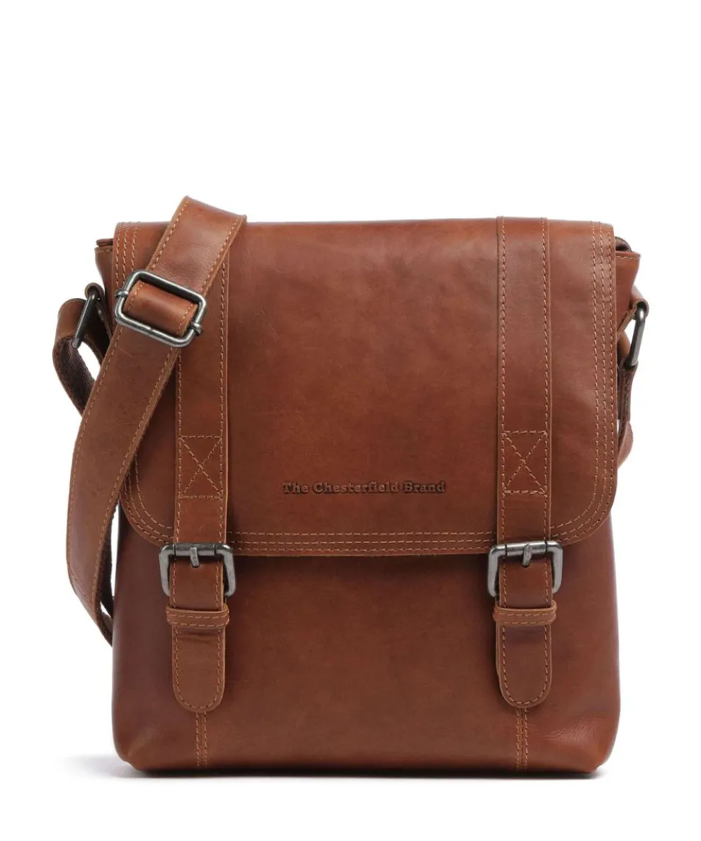 Adelanto Crossbody bag 10″ pull-up cow leather cognac