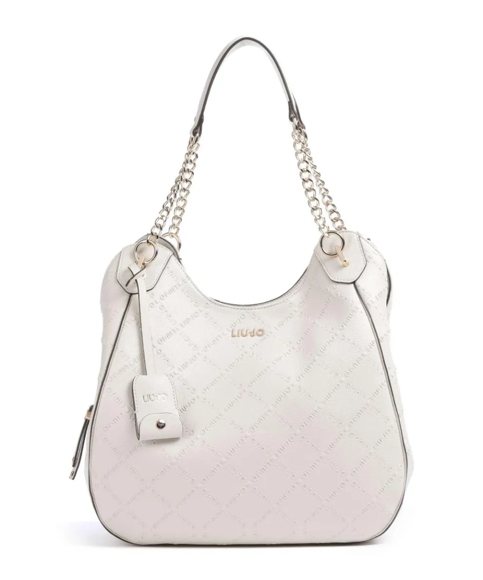 Adonide L Hobo bag imitation leather ivory