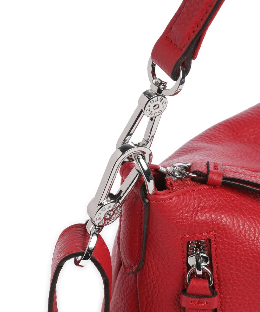 Adria Juna Hobo bag grained cow leather red