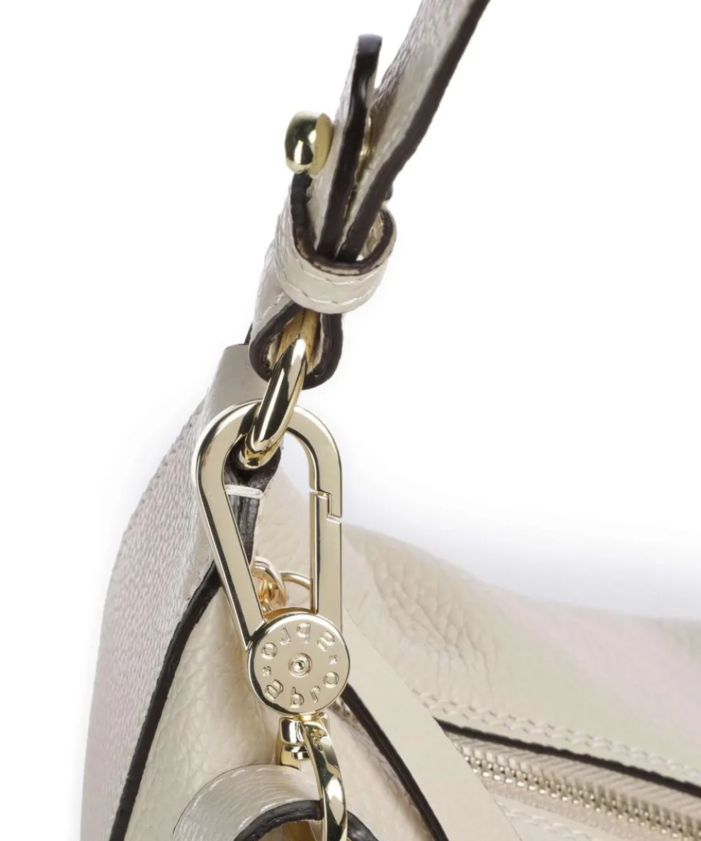 Adria Lulu Hobo bag grained cow leather cream