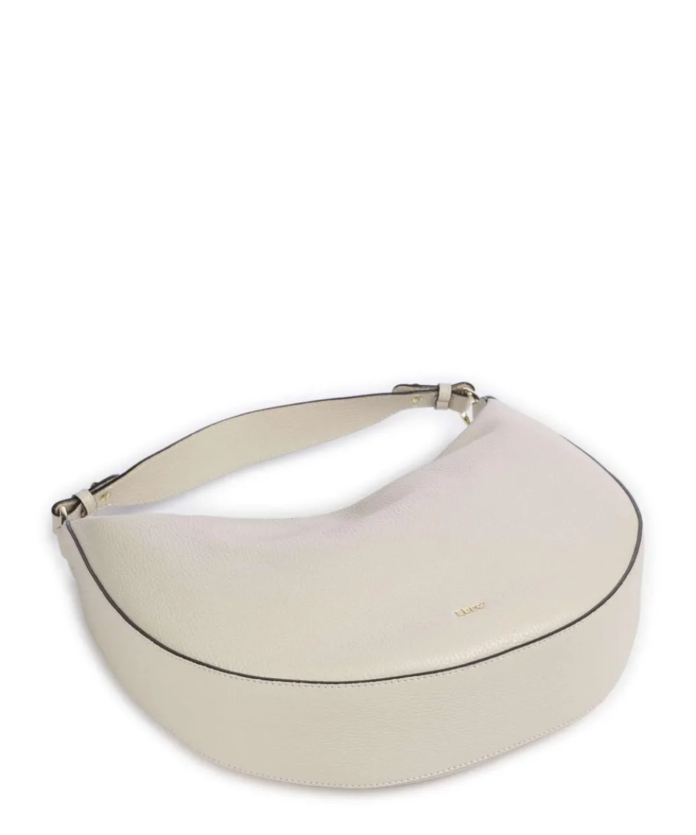 Adria Lulu Hobo bag grained cow leather cream
