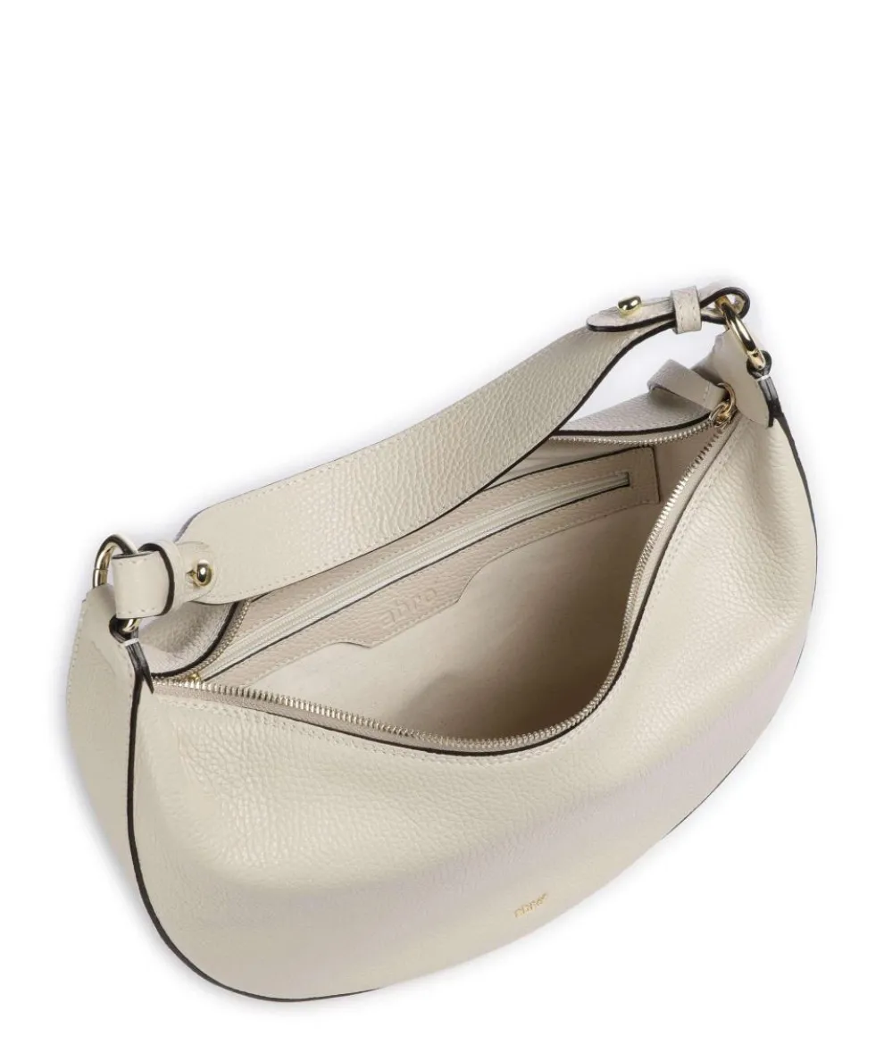 Adria Lulu Hobo bag grained cow leather cream
