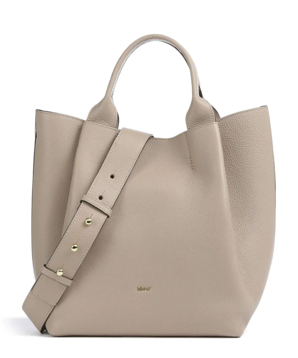 Agave Essential Medium Handbag grained leather beige