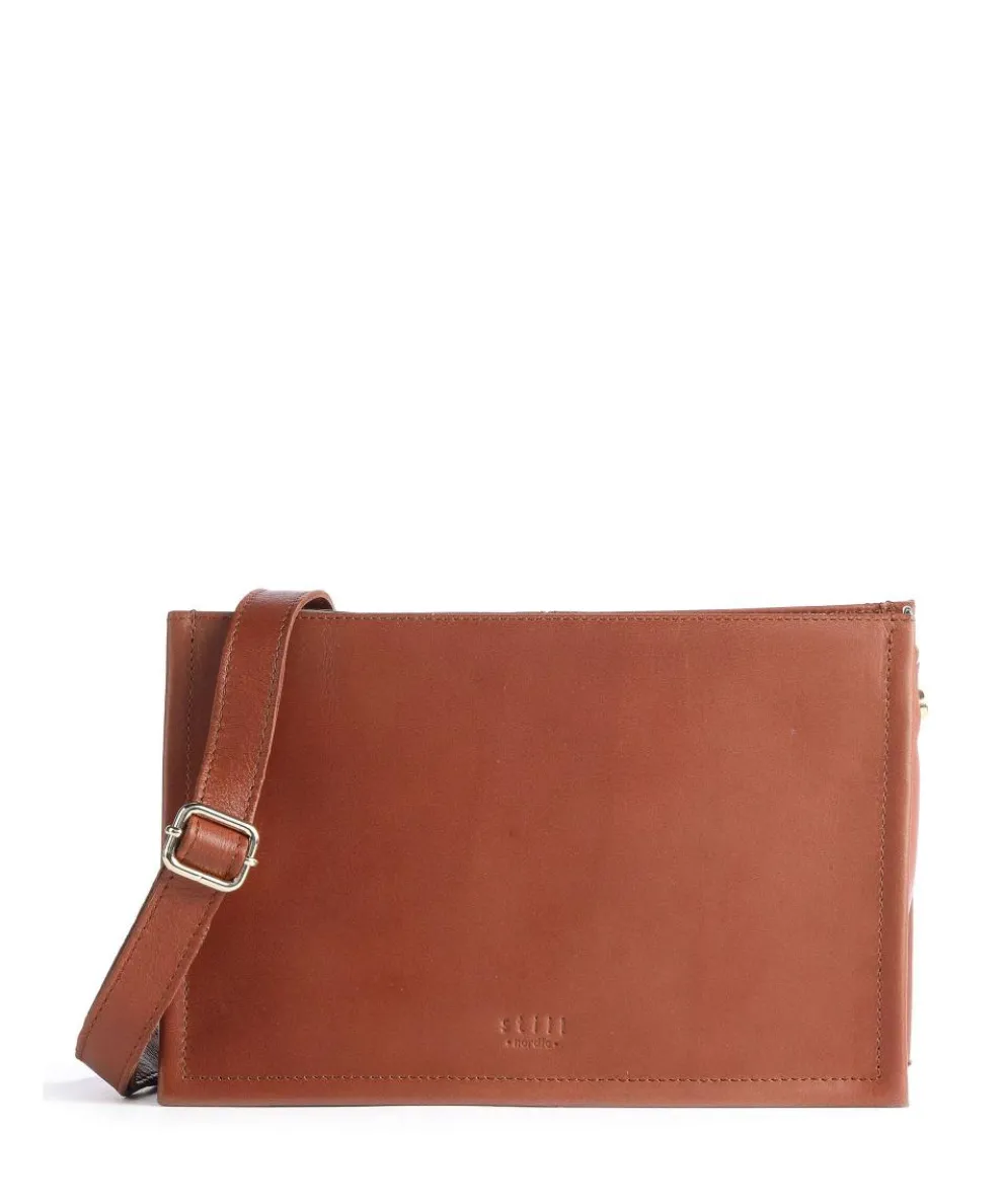 Aggie Aggie Crossbody bag smooth leather cognac