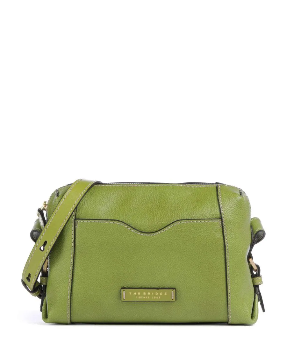 Gemma Crossbody bag grained cow leather green