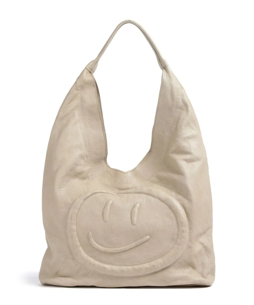 Freiheitsplatz 1 Tote bag grained cow leather beige