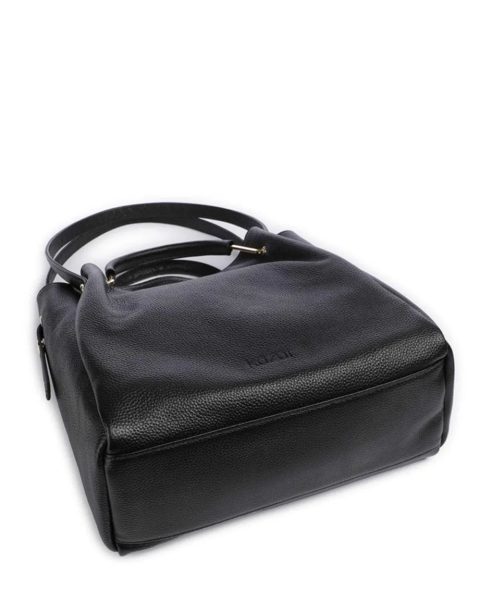Alexandria Tote bag grained leather black