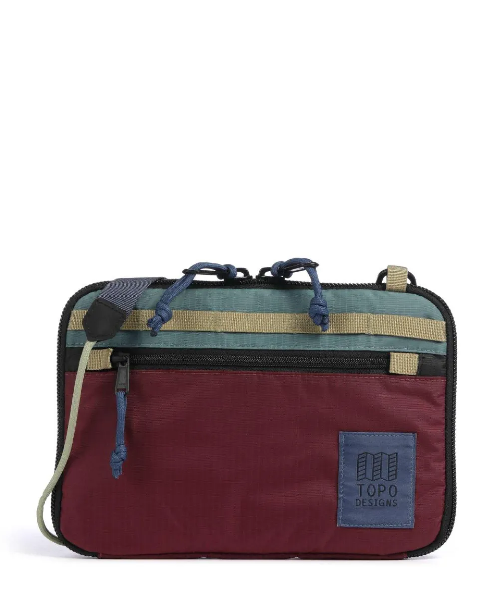 All Adventure Crossbody bag recycled nylon dark red